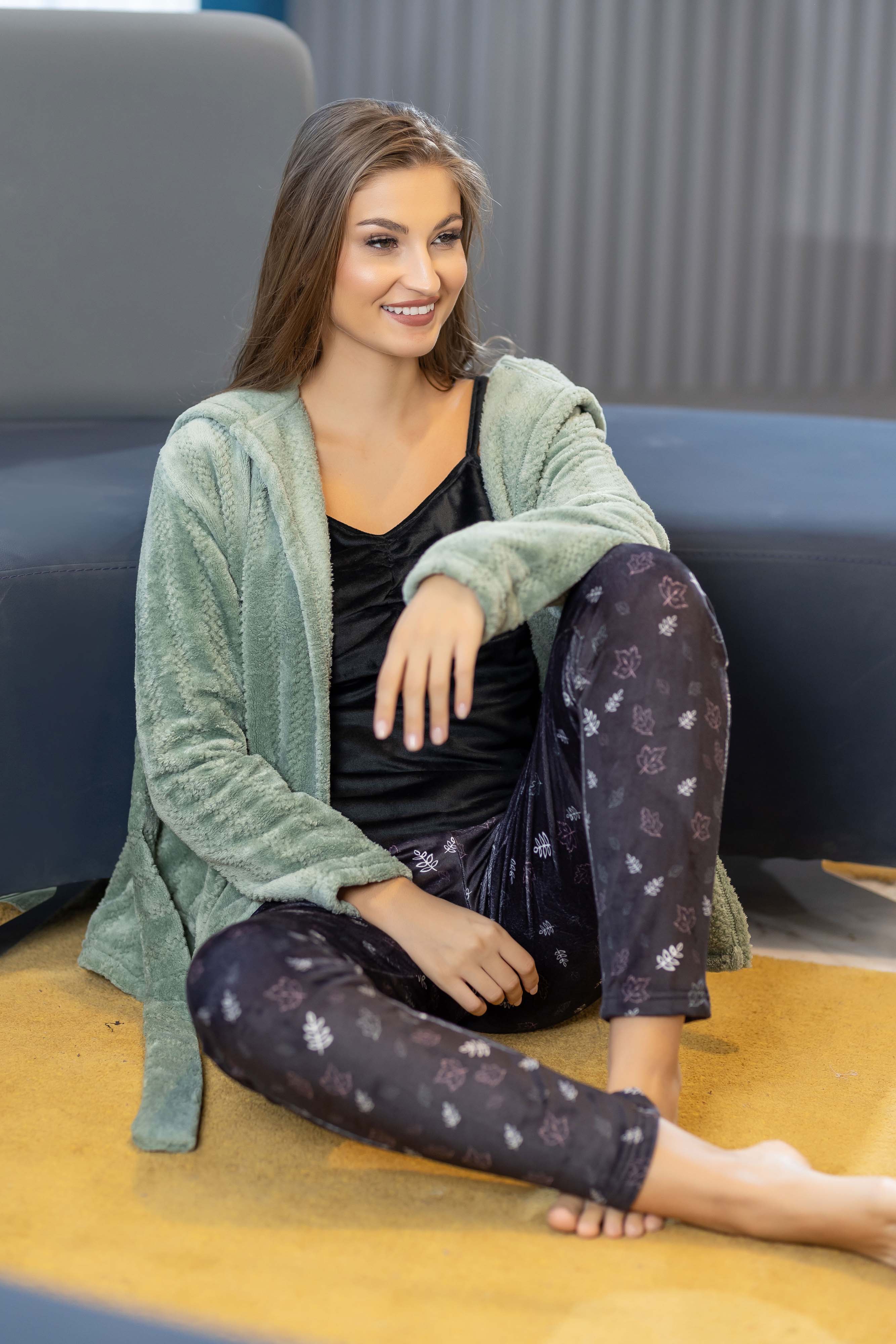 بيجامة بولار 3 قطع